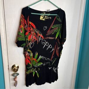Desigual colorful oversized top
